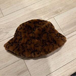 ASOS Brown Leopard Print Hat